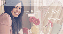 Desktop Screenshot of januarydonovan.com