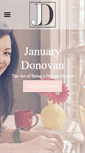 Mobile Screenshot of januarydonovan.com